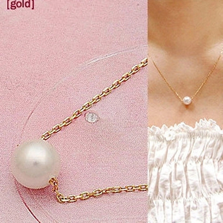 Jewelry Casual Simple Style Geometric 304 Stainless Steel Imitation Pearl Stainless Steel Necklaces