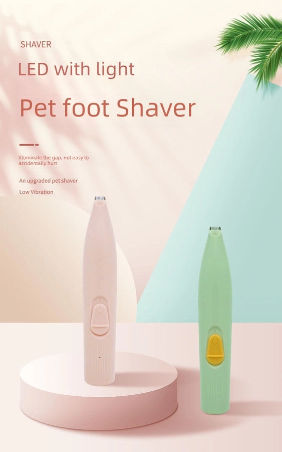 Electric Pet Hair Remover Plastic Dog Cat Hair Clipper Nail Trimmer Paw Shaver Paw Cutter Pet Grooming Tool