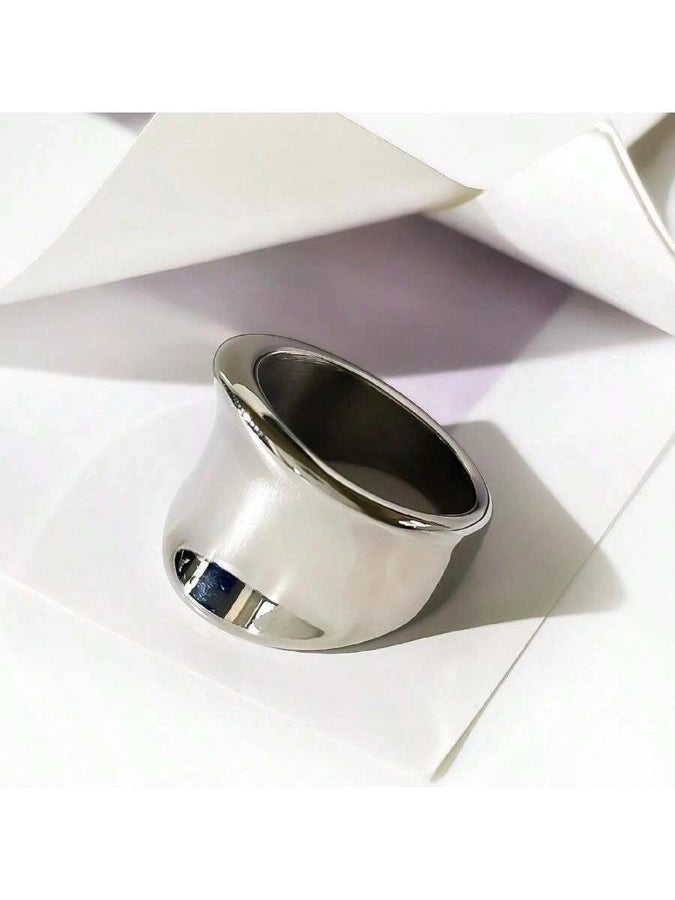 Jewelry Simple Style Classic Style Geometric 316L Stainless Steel  Plating Rings